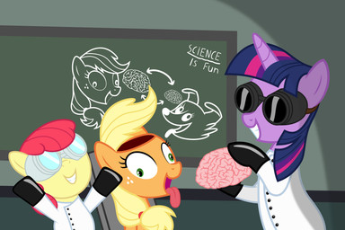 blonde_hair brain eyewear female feral freckles fur goggles group hair horn multicolored_hair orange_body orange_fur organs purple_body purple_fur purple_hair red_hair teeth tongue tongue_out two_tone_hair yellow_body yellow_fur magister39 friendship_is_magic hasbro my_little_pony mythology apple_bloom_(mlp) applejack_(mlp) twilight_sparkle_(mlp) winona_(mlp) canid canine canis domestic_dog earth_pony equid equine horse mammal mythological_creature mythological_equine pony unicorn 2014 3:2 absurd_res hi_res