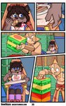 ageplay clothed clothing diaper diaper_under_clothing high_chair infantilism male roleplay text wearing_diaper bewskyss five_nights_at_freddy's five_nights_at_freddy's:_security_breach scottgames steel_wool_studios sun_(fnaf) canid canine canis domestic_dog mammal absurd_res comic hi_res url