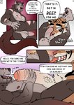 abdominal_bulge anal anal_penetration anal_request anthro anus backsack balls bedroom_eyes bodily_fluids body_size_growth bulge butt butt_focus clothing comparing deep_penetration deep_rimming dialogue duo erection eye_scar facial_scar foreskin fur genital_fluids genitals headlock humanoid_genitalia humanoid_penis licking looking_back male male/male male_penetrated male_penetrating male_penetrating_male muscular muscular_anthro muscular_male narrowed_eyes nipples nude open_mouth oral oral_request penetration penile penis penis_lick precum presenting presenting_anus presenting_hindquarters requesting rimming rimming_male rimming_request scar scars_all_over seductive sex sex_request simple_background size_difference size_play size_transformation smile speech_bubble stripes tail teeth text tongue transformation vein veiny_penis picantetortuga mythology darius_(picantetortuga) juno_(picantetortuga) canid canine canis demon felid hybrid mammal mythological_canine mythological_creature pantherine tiger werecanid werecanine werecreature werefelid werepantherine werewolf wolf absurd_res comic digital_media_(artwork) english_text hi_res