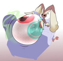 >_< anthro bodily_fluids clothed clothing cum cum_in_diaper diaper excessive_feces eyes_closed feces genital_fluids hyper hyper_feces male masturbation soiled_diaper solo unclean_diaper used_diaper wearing_diaper chocomintshake nintendo pbs pokemon sesame_street elmo_(sesame_street) generation_4_pokemon lopunny pokemon_(species) 2025 hi_res