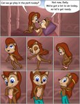 bed clothed clothing dialogue female furniture inside nude text underwear waking_up young omatic archie_comics sega sonic_the_hedgehog_(archie) sonic_the_hedgehog_(comics) sonic_the_hedgehog_(satam) sonic_the_hedgehog_(series) maximilian_acorn sally_acorn mammal rodent sciurid tree_squirrel absurd_res comic hi_res daughter_(lore) father_(lore) father_and_child_(lore) father_and_daughter_(lore) parent_(lore) parent_and_child_(lore) parent_and_daughter_(lore)