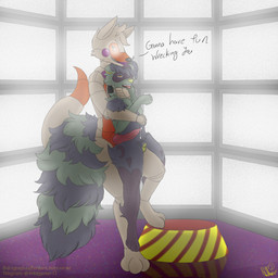 anthro asphyxiation bodily_fluids choking dripping duo flaccid genital_fluids genitals holding_partner imminent_sex knot knotted_penis machine male male/male penis precum precum_drip tongue tongue_out fledgedragonfox five_nights_at_freddy's five_nights_at_freddy's_world scottgames lolbit_(fnaf) nikki_(skoomotta) animatronic canid canine fox mammal procyonid raccoon robot 1:1