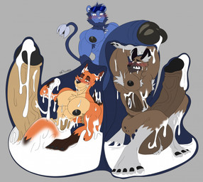 5_toes after_vore anthro armpit_hair athletic athletic_anthro athletic_male balls beard bedroom_eyes big_balls big_feet big_penis black_glans black_nails black_nipples bloated blue_beard blue_body blue_facial_hair blue_fur blue_hair blue_mane blush bodily_fluids body_hair brown_body brown_fur cock_vore colored_nails cum cum_covered cum_on_arm cum_on_body cum_on_fur cum_on_head cum_on_leg cum_on_penis cum_pool darkened_genitalia darkened_penis digestion ejaculation erection eyewear eyewear_on_head facial_hair fangs feet foreskin fur furry_tail genital_fluids genitals glans glistening glistening_genitalia glistening_glans glistening_nipples glistening_penis green_eyes grey_armpit_hair grey_background grey_body grey_eyes grey_fur grey_inner_ear_fluff grey_legs grey_nose group hair hollow_body huge_balls huge_penis humanoid_feet humanoid_genitalia humanoid_penis hyper hyper_balls hyper_genitalia hyper_penis imminent_digestion inner_ear_fluff inside_balls leaking_cum leg_markings light_body light_fur long_tail male male/male mane markings messy mouth_closed multiple_prey muscular muscular_anthro muscular_male musk nails narrowed_eyes nipples nude_anthro nude_male pecs penile penis plantigrade predator/prey raised_arms red_body red_fur seductive simple_background socks_(marking) sunglasses sunglasses_on_head tail tan_body tan_fur teeth toes trio tuft unusual_anatomy vein veiny_penis vore wearing_sunglasses white_body white_fur willing_prey x-ray_view rxq aggretsuko disney nintendo pokemon sanrio zootopia fan_character haida_(aggretsuko) nick_wilde canid canine felid feline fox generation_4_pokemon hyena luxio mammal pokemon_(species) red_fox spotted_hyena true_fox 2023 dated full-length_portrait hi_res portrait signature