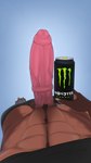 abs anthro balls beverage big_penis bodily_fluids clothed clothing comparing erection genital_fluids genitals holding_object huge_penis humanoid_genitalia humanoid_penis hybrid_genitalia hybrid_penis male medial_ring medial_ringed_humanoid_penis medial_ringed_hybrid_penis monster_can_comparison muscular muscular_male penis pubes simple_background solo thick_penis throbbing throbbing_penis vein veiny_penis slashner monster_energy mythology zore_(slashner) dragon mythological_creature mythological_scalie reptile scalie absurd_res digital_media_(artwork) hi_res meme