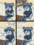 2012 3:4 anthro babystar biped comic detailed_background dialogue digital_media_(artwork) english_text felid fur hair hi_res lion male mammal pantherine paul_grayson sitting solo text