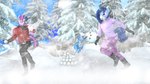 anthro clothing coal duo eyewear food glasses gloves handwear horn male pink_clothing plant purple_eyes red_clothing snow snowball snowball_fight snowing snowman vegetable unie friendship_is_magic hasbro my_little_pony mythology crystal_glaze_(oc) fan_character feathertrap_(oc) shining_armor_(mlp) twilight_sparkle_(mlp) equid equine mammal mythological_creature mythological_equine unicorn 3d_(artwork) absurd_res digital_media_(artwork) hi_res