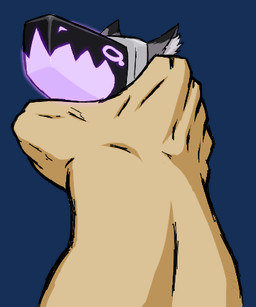ambiguous_gender anthro duo grabbing_neck machine muscular muscular_arm muscular_arms solo_focus xvii_(artist) miles_beetz_(xvii) stars_(xvii) bird_dog canid canine canis domestic_dog golden_retriever hunting_dog mammal protogen retriever alpha_channel low_res