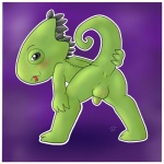2013 anthro anus balls chameleon cub male nitrous_oxide nude penis smile solo young zekromlover
Rating: Explicit
Score: 4
User: zekromlover
Date: August 18, 2013