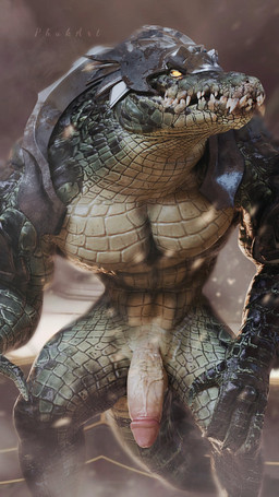 abs anthro armor balls barazoku barely_visible_balls barely_visible_genitalia big_penis flaccid genitals glans green_body green_scales headgear helmet humanoid_genitalia humanoid_penis male manly multicolored_body muscular muscular_anthro muscular_male non-mammal_balls nude pecs penis scales sharp_teeth solo teeth text vein veiny_penis yellow_body yellow_scales phukart league_of_legends riot_games tencent renekton crocodile crocodilian reptile scalie 3d_(artwork) 9:16 artist_name digital_media_(artwork) hi_res portrait signature three-quarter_portrait
