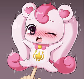 ambiguous_gender anthro anthro_penetrated blush bodily_fluids chibi collar disembodied_hand duo female female/ambiguous fingering fingering_partner first_person_view fur genital_fluids genitals gradient_background hair heart_eyes heart_symbol human_on_anthro human_penetrating human_penetrating_anthro interspecies loli multicolored_body multicolored_fur one_eye_closed penetration pink_body pink_eyes pink_fur pink_hair pov_hands sex shaking simple_background sweat tears two_tone_body two_tone_fur vaginal vaginal_fingering vaginal_fluids vulva young young_anthro young_female 0227 third-party_edit catch!_teenieping samg_entertainment heartsping_(catch!_teenieping) human mammal unknown_species 2023 censor_removal_edit hi_res