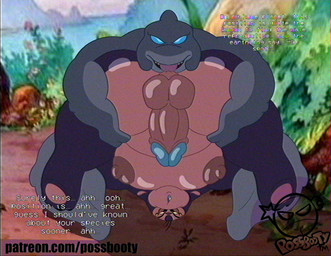 4_eyes anal anthro balls big_balls big_butt big_moobs big_penis blue_glans butt duo genitals glans glistening glistening_butt glistening_genitalia glistening_penis grey_body grey_skin hands_on_legs hands_on_thighs huge_penis male male/male moobs multi_eye muscular nipples oral overweight overweight_male penis purple_body purple_skin rimming sex slightly_chubby text tongue upside_down vhs_filter possbooty disney lilo_and_stitch gantu jumba_jookiba alien alien_humanoid humanoid kweltikwan english_text hi_res url
