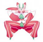 antennae_(anatomy) anthro anus breasts female genitals hand_behind_head insect_wings lying nipples non-mammal_breasts nude pink_body presenting presenting_pussy pussy solo spread_legs spreading wings silentsound nintendo pokemon arthropod generation_7_pokemon insect lurantis pokemon_(species) hi_res