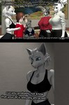 anthro breasts cleavage clothed clothing female group hair male mature_anthro mature_female midriff self_insert text white_body white_hair joelsfm warfare_machine alba_(atoastedorange) andra_(atoastedorange) elsa_(atoastedorange) fan_character maxine_(domibun) canid canine fox human mammal 3d_(artwork) absurd_res digital_media_(artwork) english_text hi_res source_filmmaker_(artwork) aunt_(lore) grandmother_(lore) grandparent_(lore) mother_(lore) parent_(lore)