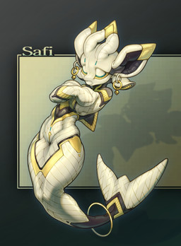ball_gag female gag gagged mermaid_suit mummy_wrappings solo tuya microsoft ori_(series) xbox_game_studios safi_(holocesaphira) absurd_res hi_res