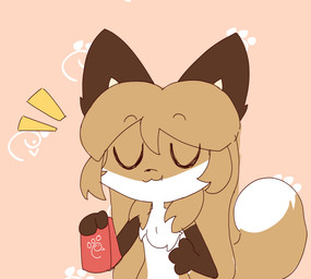 3_fingers :3 anthro big_ears big_eyes blonde_hair brown_body brown_fur brown_nose cheek_tuft chest_tuft curled_tail dipstick_tail ear_tuft eye_bags eye_through_hair eyebrow_through_hair eyebrows eyes_closed eyes_closing facial_tuft fangs fast_food fast_food_(food) female fingers fluffy fluffy_chest fluffy_hair food food_bag fur gloves_(marking) green_eyes hair hand_on_chest holding_bag holding_object long_hair looking_at_viewer markings motion_lines multicolored_body open_mouth pattern_background shitpost simple_background small_nose snaggle_tooth solo spinning_object tail tail_markings teeth translucent translucent_hair tuft two_tone_body white_body white_fur white_sclera yellow_body yellow_fur conditional_dnp sodanalan1998 chick-fil-a leekspin averi_(fiddleafox) canid canine fox mammal red_fox true_fox 2024 animated digital_drawing_(artwork) digital_media_(artwork) hi_res loop meme