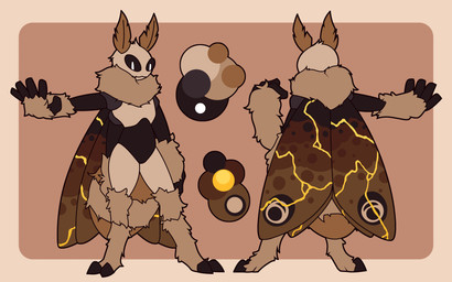 2_claws 4_arms 4_wings 5_fingers ambiguous_gender antennae_(anatomy) anthro arthropod_abdomen back_wings biped black_sclera claws digitigrade feet fingers folded_wings front_view fur gloves_(marking) kintsugi_(art) leg_markings looking_at_viewer markings multi_arm multi_limb multi_wing multicolored_body multicolored_fur multiple_poses pose rear_view ruff simple_background socks_(marking) solo standing striped_body striped_fur striped_markings stripes tan_background tan_body tan_fur toes white_eyes wings ikakins floof_(binaryfloof) arthropod insect lepidopteran moth 16:10 absurd_res hi_res model_sheet widescreen