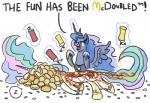 blue_hair crown cutie_mark equine female feral friendship_is_magic hair horn mammal my_little_pony princess_celestia_(mlp) princess_luna_(mlp) winged_unicorn wings
Rating: Safe
Score: 7
User: KrzykaczNerwus
Date: September 14, 2013