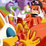 ambiguous_gender bat blaze_the_cat blue_eyes breast_grab breasts cat clitoris collar cum cunnilingus echidna eye_contact feline female french_kissing gloves herm intersex kissing lesbian mammal nipples nude oral oral_sex pink_eyes pussy rouge_the_bat sega sex shade_the_echidna shadence sonic_(series) spread_legs spreading tongue vaginal yellow_eyes
Rating: Explicit
Score: 1
User: Shadence
Date: April 05, 2014