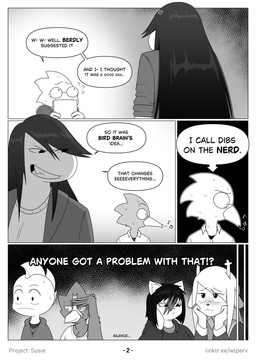 anthro blush bodily_fluids bored cross-popping_vein dialogue eyelashes female freckled_face freckles grin group infatuation long_eyelashes male motion_lines nervous smile speech_bubble sweat sweating_profusely tear_trough text whistling wtperv deltarune undertale_(series) alphys berdly catti_cattenheimer monster_kid noelle_holiday snowdrake susie_(deltarune) avian bird deer dinosaur domestic_cat felid feline felis mammal monster prehistoric_species reptile scalie 2026 comic english_text greyscale hi_res monochrome url