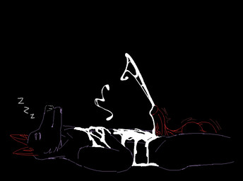 anthro balls big_balls biped black_background bodily_fluids cum cum_on_belly cum_on_body cum_on_chest cum_on_hand cum_on_penis cum_on_self cumshot ejaculation erection excessive_cum excessive_genital_fluids eyes_closed fur genital_fluids genitals glans grey_nose huge_balls humanoid_genitalia humanoid_penis lying male motion_lines nude orgasm penis purple_body purple_fur red_balls red_body red_ears red_fur red_glans red_penis saggy_balls side_view simple_background sleeping solo sound_effects vein veiny_penis vowelless vowelless_sound_effect wet_dream zzz rodin canid canine canis mammal wolf 2021 aliasing digital_drawing_(artwork) digital_media_(artwork) line_art sketch