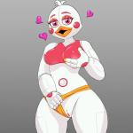 anthro beak beakstick breasts female furgonomics genitals lipstick machine makeup night nipples pussy solo five_nights_at_freddy's freddy_fazbear's_pizzeria_simulator scottgames ultimate_custom_night funtime_chica_(fnaf) animatronic robot 1:1 2018 absurd_res hi_res