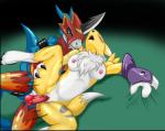 2014 anthro anus areola balls big_breasts breasts canine digimon duo erect_nipples female flamedramon fox hi_res male mammal nipples penetration penis pussy renamon sex smile soultornado straight vaginal vaginal_penetration
Rating: Explicit
Score: 7
User: Robinebra
Date: February 27, 2014