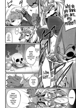 angry bone clothed clothing cutlery female fork kitchen_utensils male open_mouth skull text tools nenemaru canid canine canis human mammal wolf comic digital_media_(artwork) english_text hi_res monochrome