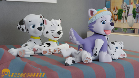 bed bodily_fluids cum cum_in_vagina cum_inside female feral furniture genital_fluids genitals group male male/female penetration penis sex vaginal vaginal_penetration unknowndata paw_patrol everest_(paw_patrol) marshall_(paw_patrol) spots_(oc_marvispot84) stormie_(marvispot84) canid canine canis domestic_dog husky mammal nordic_sled_dog spitz 16:9 hi_res widescreen