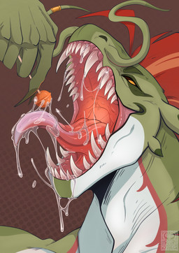 anthro bodily_fluids candy dessert fangs food lollipop male mouth_shot nails open_mouth saliva sharp_nails sharp_teeth solo teeth tongue tongue_out skrymer1 mythology ryusui_(drakinhydra) aquatic dragon fish hybrid mythological_creature mythological_scalie salmonid_(fish) scalie hi_res