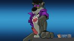 animal_genitalia animal_penis anthro bottomless bottomless_anthro bottomless_male canine_genitalia canine_penis clothed clothing eyebrow_piercing facial_piercing fur furgonomics furry-specific_piercing genital_piercing genitals grey_body grey_fur knot male multiple_piercings penis penis_piercing piercing purple_clothing sheath sheath_piercing simple_background thin_calves thin_legs thin_thighs toony yellow_sclera doodledoggy blender_eevee stanley_(doodledoggy) canid canine canis mammal wolf 16:9 3d_(artwork) 4k absurd_res blender_(artwork) digital_media_(artwork) hi_res widescreen