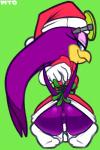 anthro anus butt camel_toe clothed clothing eyewear female flat_chested footwear genitals glasses gloves handwear hat headgear headwear holidays kissing_bough legwear looking_at_viewer mistletoe plant pussy simple_background smile socks solo thigh_highs underwear marthedog christmas sega sonic_riders sonic_the_hedgehog_(series) wave_the_swallow avian babylonian_(sonic) bird hirundinid oscine passerine swallow_(bird) 2017 2:3 absurd_res hi_res