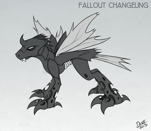 alternate_universe female hair simple_background solo wings drxii fallout fallout_equestria friendship_is_magic hasbro microsoft my_little_pony fan_character arthropod changeling_(mlp) insect 2013 digital_media_(artwork) hi_res