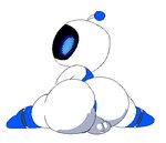 antennae_(anatomy) anus backsack balls barely_visible_anus blue_body butt flexible genitals looking_back machine male rear_view solo splits spread_legs spreading white_body slem astro_bot_(series) playstation sony_corporation sony_interactive_entertainment astro_(astro_bot) humanoid robot robot_humanoid 2024