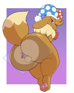 against_surface anthro anthrofied ass_on_glass big_butt biped butt butt_smother dipstick_tail facesitting female female_anthro genitals glass looking_at_viewer looking_back looking_back_at_viewer markings micro on_glass on_surface plump_labia pokemorph sitting sitting_on_another smothering solo tail tail_markings vulva vulva_on_glass virito nintendo pokemon marxvee_the_eevee parfait_(yesthisisgoocat) eevee generation_1_pokemon pokemon_(species) absurd_res colored hi_res