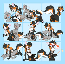 anal anal_penetration anthro anus bodily_fluids breasts butt collar cum cumshot cunnilingus doggystyle dominant dominant_female dominant_male duo ejaculation fellatio female female_penetrating female_penetrating_male feral from_behind_position from_front_position genital_fluids genitals head_grab leash leash_pull lying male male/female male/male male_penetrated masturbation missionary_position object_in_ass on_back oral pegging penetration penile penile_penetration penis_in_vagina presenting presenting_anus sex sex_toy sex_toy_in_ass sex_toy_insertion solo submissive submissive_female submissive_male telegram_sticker toying_partner vaginal vaginal_penetration vulva olive_cow koi_fox_(thekoifox) canid canine fox mammal absurd_res hi_res multiple_images