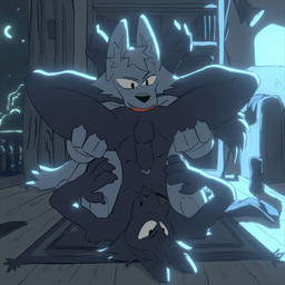 3_toes 4_fingers anal animated_gif anthro anthro_on_anthro anus ass_up balcony balls bent_legs biped black_body black_fur black_inner_ear_fluff bodily_fluids book carpet curtains duo erection feet fingers flaccid foreskin fur furniture genital_fluids genitals grey_body grey_fur grey_inner_ear_fluff half-erect humanoid_genitalia humanoid_penis inner_ear_fluff lamp leaking_precum leg_grab licking light lying lying_on_ground male male/male male_rimmed male_rimming male_rimming_male moon on_back on_ground open_mouth oral penis plant precum rimming rimming_male sex shelf sky spread_legs spreading tail teeth thigh_grab toes tongue tree tuft potvoheu2 canid canine canis mammal animated hi_res short_playtime