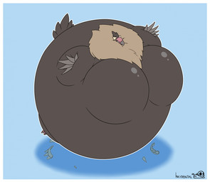 air_inflation beak belly belly_expansion big_belly big_breasts body_inflation border breast_expansion breasts expansion female feral huge_belly huge_breasts hyper hyper_belly hyper_breasts hyper_inflation immobile inflation non-mammal_breasts round_body solo spherical_inflation white_border incidental_(artist) nintendo pokemon accipitriform avian bird generation_5_pokemon mandibuzz pokemon_(species) vulture 2023 hi_res