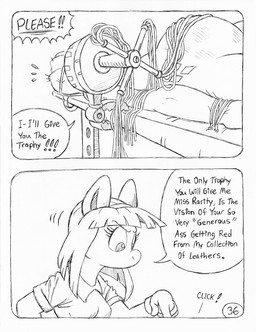 anthro begging big_butt bound butt click clicking clothed clothed_anthro clothed_female clothing cutie_mark device dialogue duo electric_fan eyelashes female fully_clothed fully_clothed_anthro fully_clothed_female hands_tied horn machine nude nude_anthro nude_female oscillating_fan propeller salon spa speech_bubble spinner tassels text tied_down towel towel_on_head circe_(artist) friendship_is_magic hasbro my_little_pony mythology blue_nile_(mlp) rarity_(mlp) earth_pony equid equine horse mammal mythological_creature mythological_equine pony unicorn comic english_text monochrome