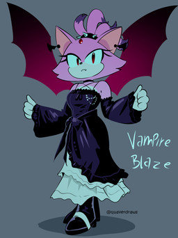 4_fingers accessory alternate_costume anthro back_wings bat_wings biped black_boots black_clothing black_dress black_footwear black_nose boots clothed clothed_anthro clothed_female clothing countershade_face countershade_torso countershading dress ear_piercing ear_ring eyelashes fangs female female_anthro fingers footwear fully_clothed fully_clothed_anthro fully_clothed_female fur gloves hair hair_accessory hairband handwear holidays membrane_(anatomy) membranous_wings piercing plantigrade ponytail purple_body purple_fur purple_hair red_eyes red_forehead_gem redesign ring_piercing shoes small_nose snout solo spikes teeth text vampire_costume white_mouth wings quavernsfw halloween sega sonic_the_hedgehog_(series) blaze_the_cat domestic_cat felid feline felis mammal vampire 2025 absurd_res artist_name character_name english_text hi_res