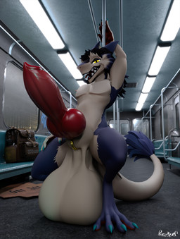 animal_genitalia animal_penis anthro balls big_balls big_penis canine_genitalia canine_penis erection furgonomic_piercing furgonomics genital_piercing genitals huge_balls huge_penis hyper hyper_balls hyper_genitalia hyper_penis knot knotted_penis male nude penis piercing public_transportation rapid_transit sheath sheath_piercing solo subway roserdoser sergal 3d_(artwork) digital_media_(artwork) hi_res