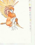 anthro avian_feet feathers female pose slightly_chubby slightly_chubby_female smasherluveviee solo tail tail_feathers winged_arms wings queen_avem_(character) avian bird budgerigar loriinae parakeet parrot true_parrot absurd_res hi_res painting_(artwork) traditional_media_(artwork) traditional_painting_(artwork) traditional_watercolor_(artwork) watercolor_(artwork)