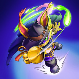 anthro belt boots cape cat_teaser clothing footwear fur green_eyes hat headgear headwear male mask melee_weapon rapier shoes solo sword weapon yellow_body yellow_fur isei0212 bandai_namco digimon digimon_(species) nyabootmon 1:1 hi_res