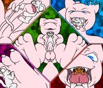 abstract_background anus body_in_mouth color_partitioning duo feet foot_fetish foot_lick foot_play forced foreskin genitals humanoid_feet imminent_vore in_mouth licking male male/male masturbation mouth_shot multiple_positions open_mouth oral oral_vore partially_inside partitioning penile penile_masturbation penis plantigrade size_difference tongue tongue_out unwilling_prey vore suiro nintendo pokemon generation_1_pokemon legendary_pokemon mammal mew_(pokemon) mouse murid murine pokemon_(species) rodent absurd_res hi_res multiple_images