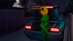 bedroom_eyes clothed clothing detailed_background female half_naked looking_at_viewer narrowed_eyes plant prostitution seductive sign signpost smile smiling_at_viewer smirk smirking_at_viewer solo text sonlink electronic_arts plants_vs._zombies plants_vs._zombies_heroes popcap_games solar_flare_(pvz) elemental_creature elemental_humanoid flora_fauna humanoid plant_humanoid 16:9 2025 hi_res widescreen