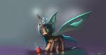 female feral solo wings auroriia friendship_is_magic hasbro my_little_pony queen_chrysalis_(mlp) arthropod changeling absurd_res hi_res