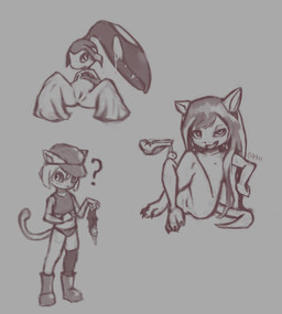 anthro anus blush blush_lines bodily_fluids boots bottomwear breasts butt clothed clothing confusion crop_top cum cute_fangs fangs female flat_cap flat_chested footwear fur genital_fluids genitals hair hair_mouth hat headgear headwear leaning legwear loli looking_at_viewer lying midriff nipples nude open_mouth panties presenting presenting_vulva question_mark saliva shirt shoes simple_background sitting smile smug socks solo standing stockings teeth tongue topwear underwear vulva worried young young_anthro young_female young_humanoid orphira forest_of_the_blue_skin nintendo pokemon animal_humanoid domestic_cat felid feline felis generation_3_pokemon humanoid mammal mammal_humanoid mawile mouse murid murine pokemon_(species) rodent absurd_res digital_media_(artwork) hi_res