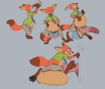 anthro backsack balls balls_expansion belly big_balls big_belly big_penis canid canine clothing disney expansion fox genital_expansion genitals growth hi_res huge_balls huge_penis humanoid_genitalia humanoid_penis hyper hyper_balls hyper_genitalia hyper_penis hyper_problems inflation male mammal nick_wilde overweight paws penis penis_expansion red_fox saphiros series_(disambiguation) solo true_fox wardrobe_malfunction weight_gain zootopia