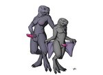 anthro balls breasts duo erection genitals gynomorph intersex intersex/male male nipples nude penis pose ribbed_penis towel v-i-e halo_(series) microsoft xbox_game_studios vela_zevon alien sangheili hi_res pinup