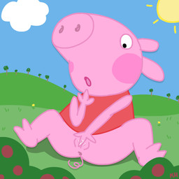 anthro anus blue_sky blush bottomwear clothing cloud exhibitionism feet female finger_on_chin masturbation outside outside_masturbation pig_nose plant red_bottomwear red_clothing red_skirt shrub simple_background sitting sitting_on_ground skirt sky solo sun tree young kingheron peppa_pig peppa_pig_(character) domestic_pig mammal suid suine sus_(pig) 1:1