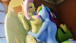 anthro big_breasts bouncing_breasts breast_play breasts butt duo face_in_breasts female female/female head_between_breasts huge_breasts lidded_eyes motorboating nipples nude smothering wings erostud friendship_is_magic hasbro my_little_pony mythology fluttershy_(mlp) rainbow_dash_(mlp) equid equine mammal mythological_creature mythological_equine pegasus 16:9 3d_(artwork) 3d_animation animated digital_media_(artwork) no_sound short_playtime webm widescreen